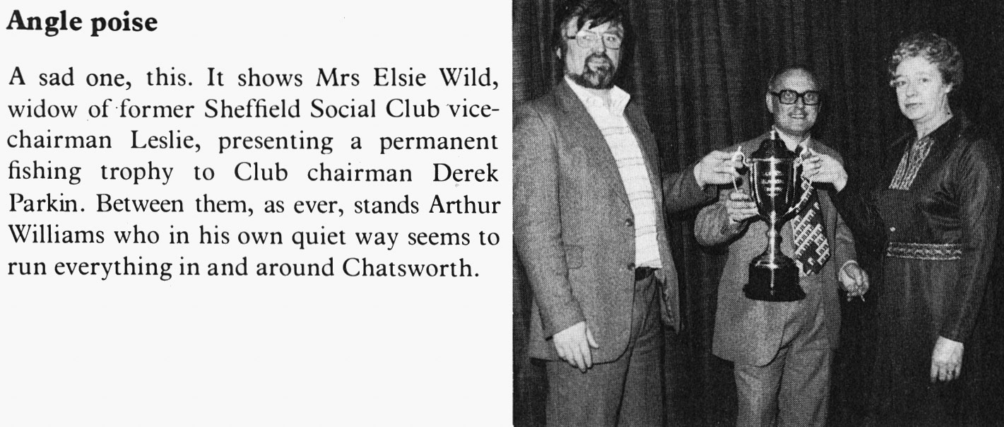 1978 Sheffield's Social Club presentation. (Express News Summer)