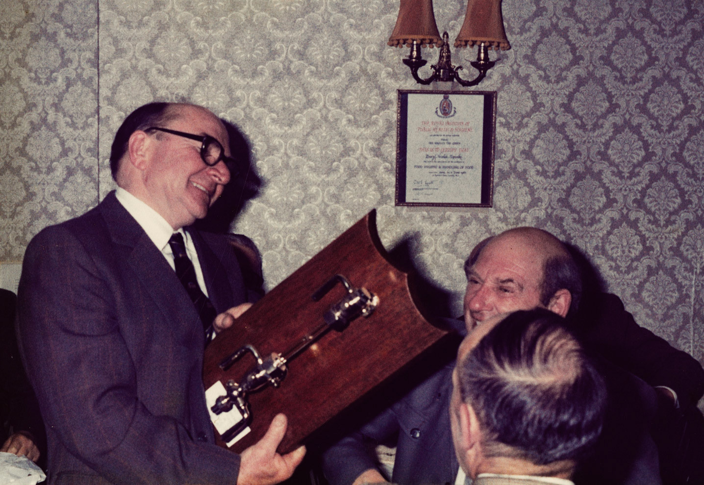 1985 Albert Purslow's retirement (Joe Lyons Collection)
