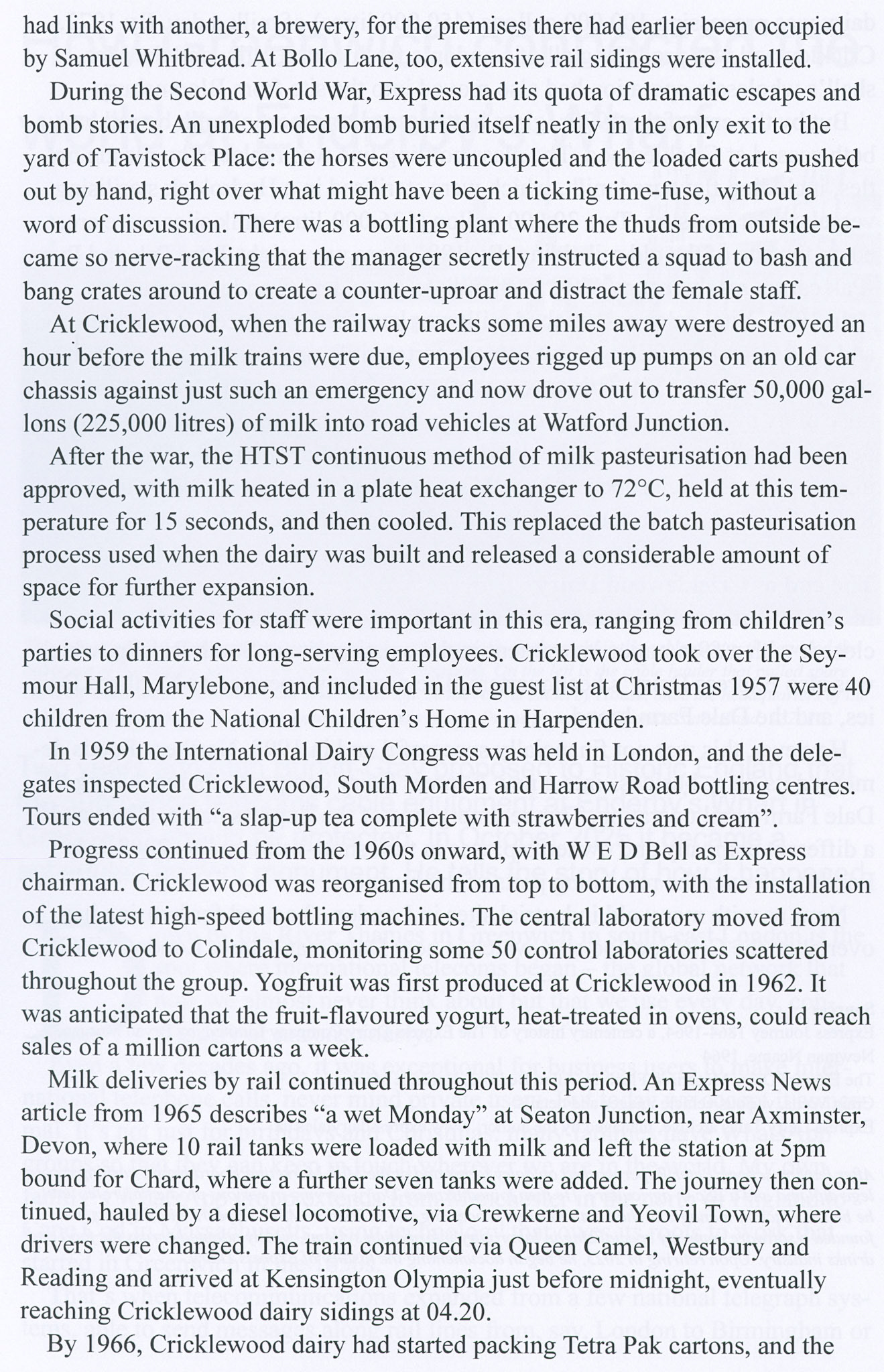 2026 Cricklewood Dairy History. Article written by Peter Roper published in the Great London Industrial Archeological Society Journal, Volume 24.