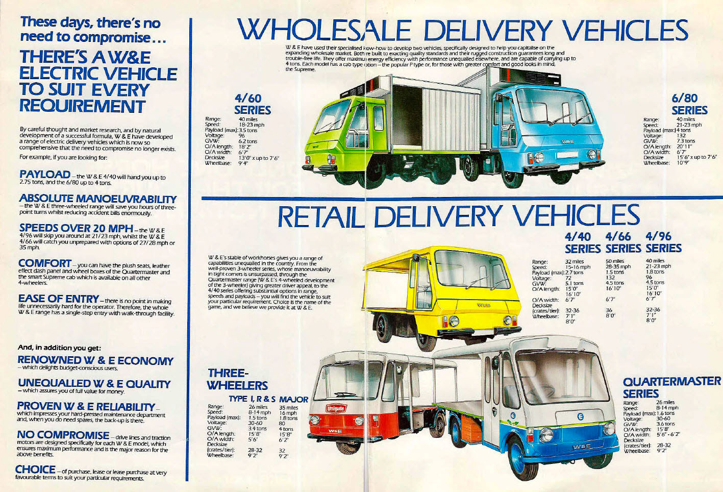 1970's Wales and Edwards Brochure 1: 'Only One Horse for the Course?' (Courtesy milkfloats.org.uk)