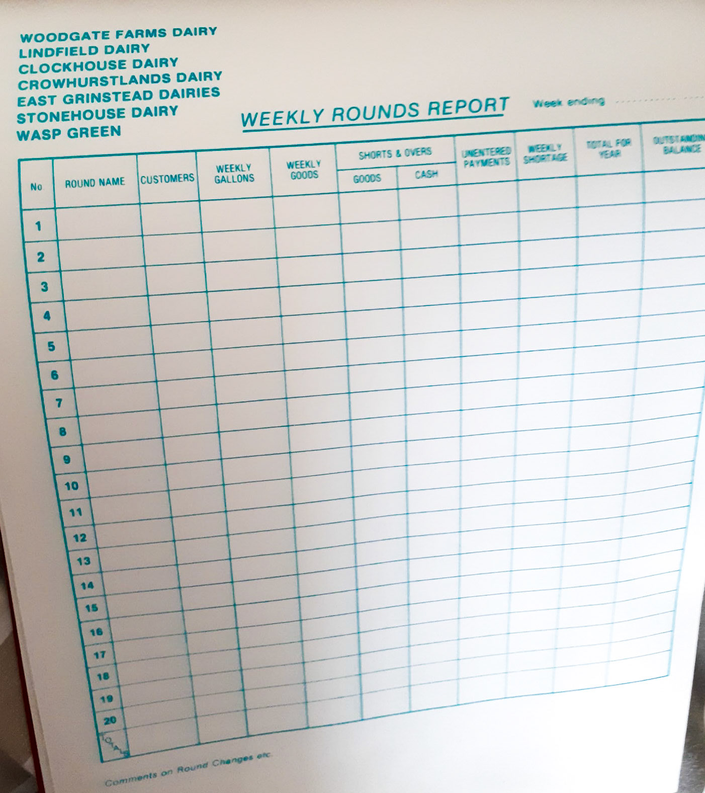 (Courtesy Craig Harrison, Memories of Woodgate Farms Dairy)