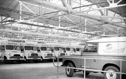 1960s Hawley's Bakeries. "When I worked at Hawley's bakeries in 1960-1969 I do recall all the electric delivery vans that Hawley's had." (Courtesy BAKERY &amp; FLOUR COMMERCIAL VEHICLES FB Group, Andy Sintome)