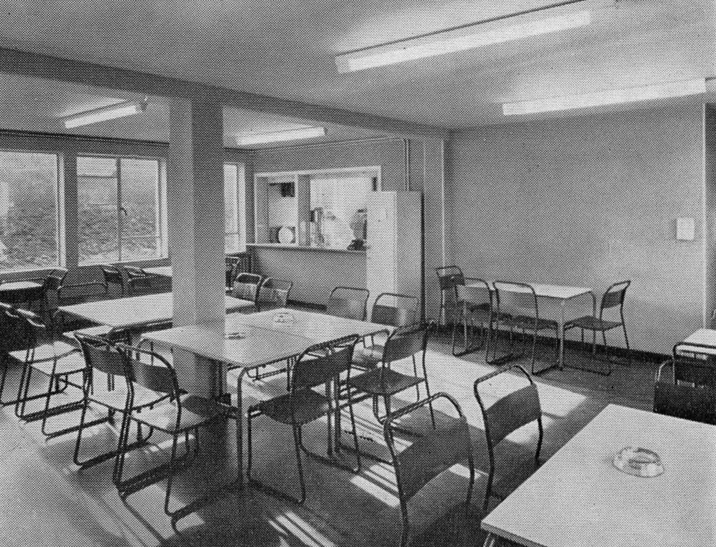 1957 Hammett's Dairies brochure extracts-canteen facilities for staff. (Courtesy Michael Mitchell)
