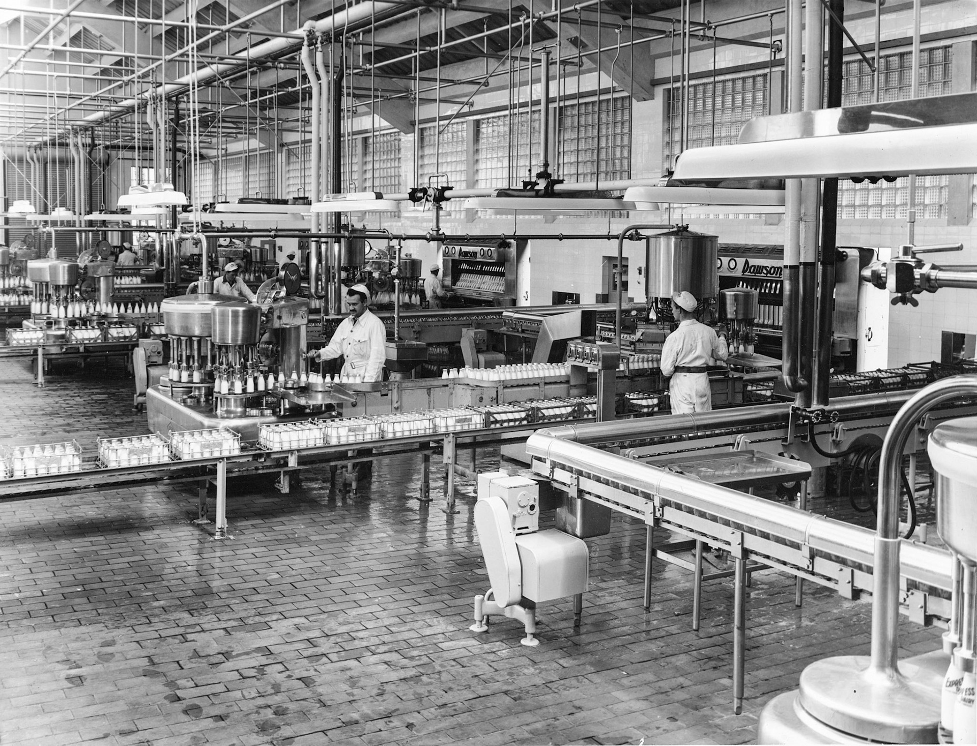 1957 South Morden-Duke of Edinburgh's visit on November 12-filling hall. (Courtesy Paul Luke)