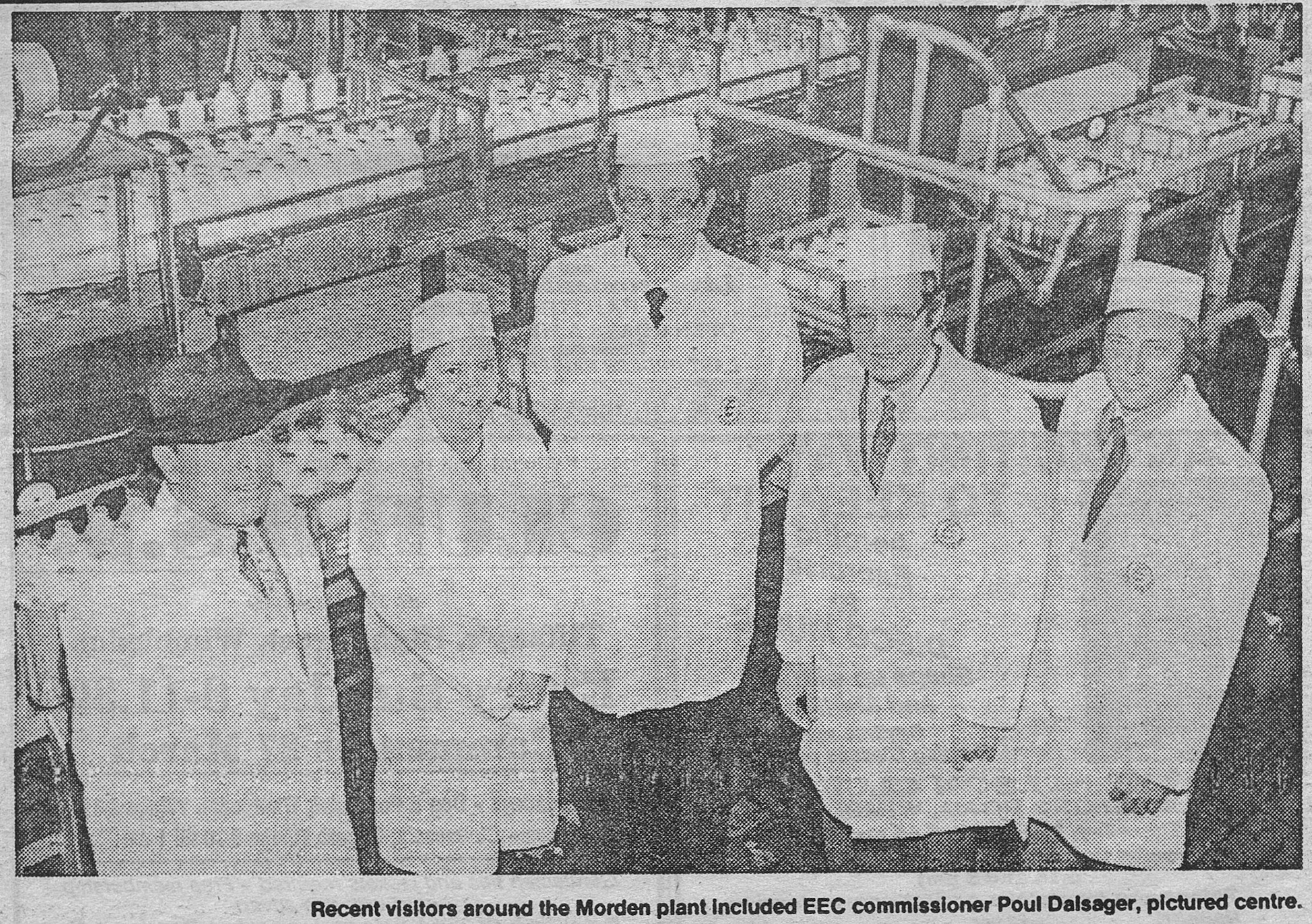 1983 EEC Commissioner Paul Dalsager in the middle, Don Kirby on the left