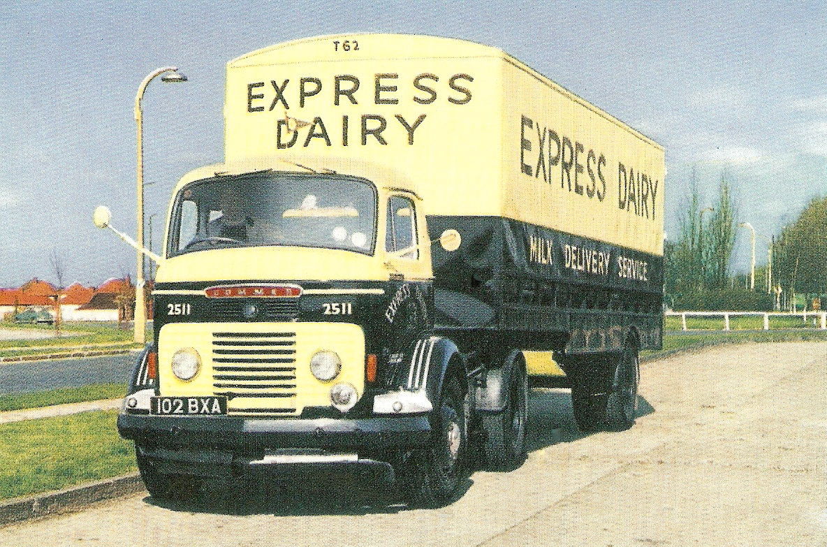1950's Commer Reg: 102 BXA, Fleet: 2511. delivery from processsing centre to retail depot