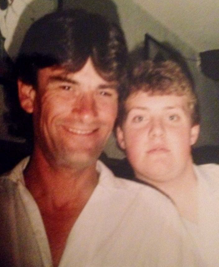 1980's Exeter. Stephen Derek Evans &amp; Stuart Thomas Hunt. (Courtesy Phillip Budd)