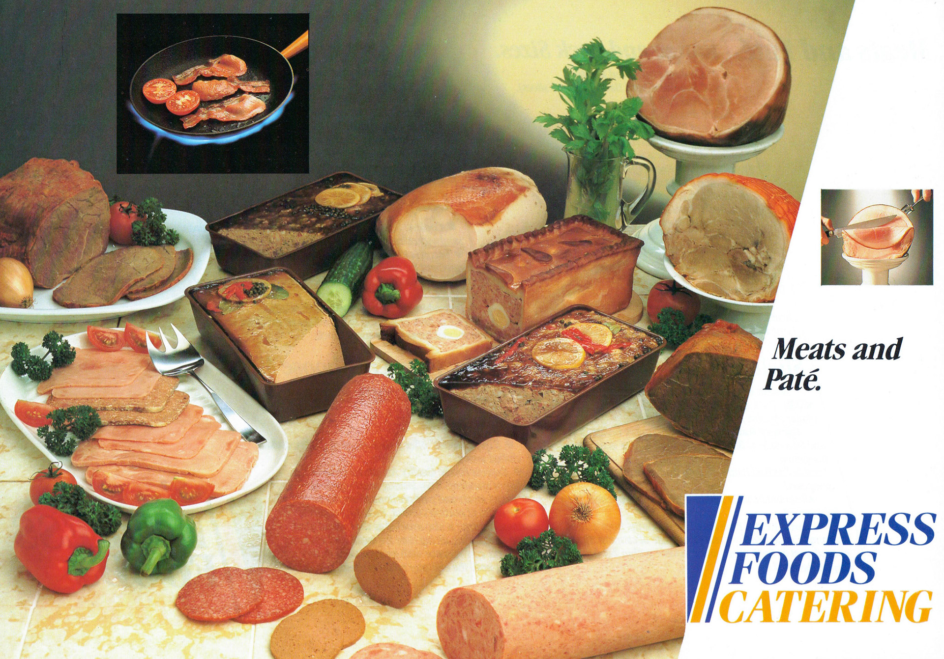 1980's Express Catering Foods 'Van Sales' leaflets (Courtesy Robert Turner)
