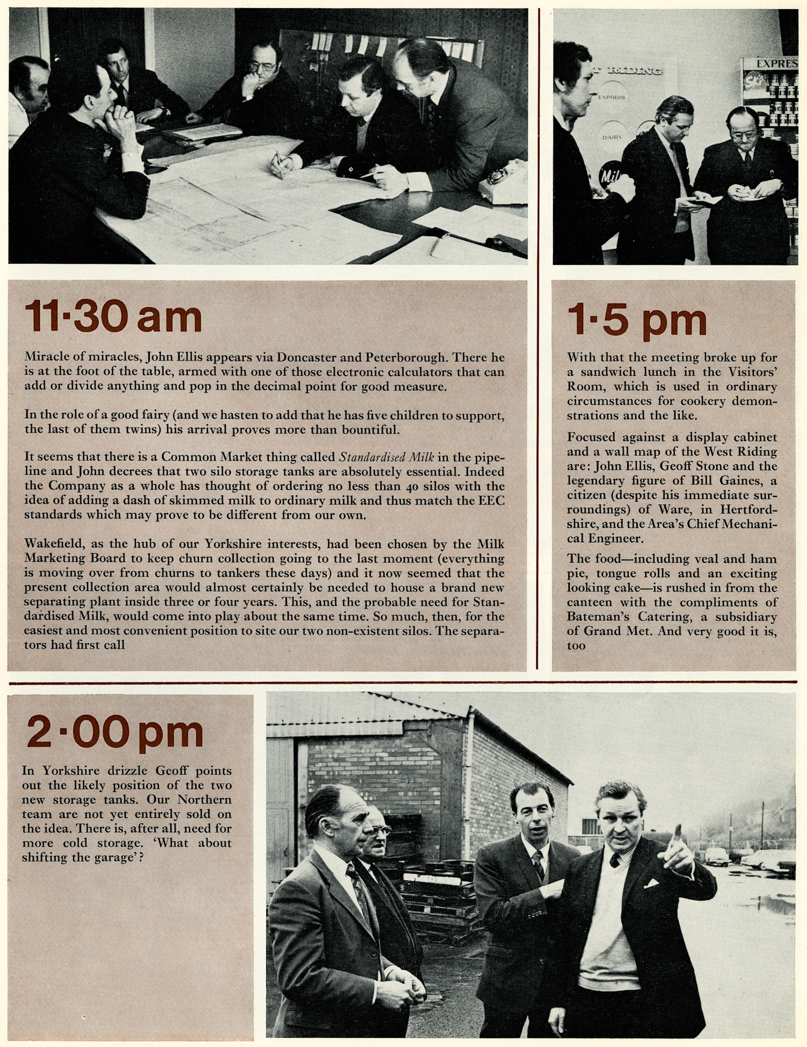 1974 A Day in the Life of Geoff Stone, Milk Division Chief Engineer, accompanied by John Ellis, Special Projects