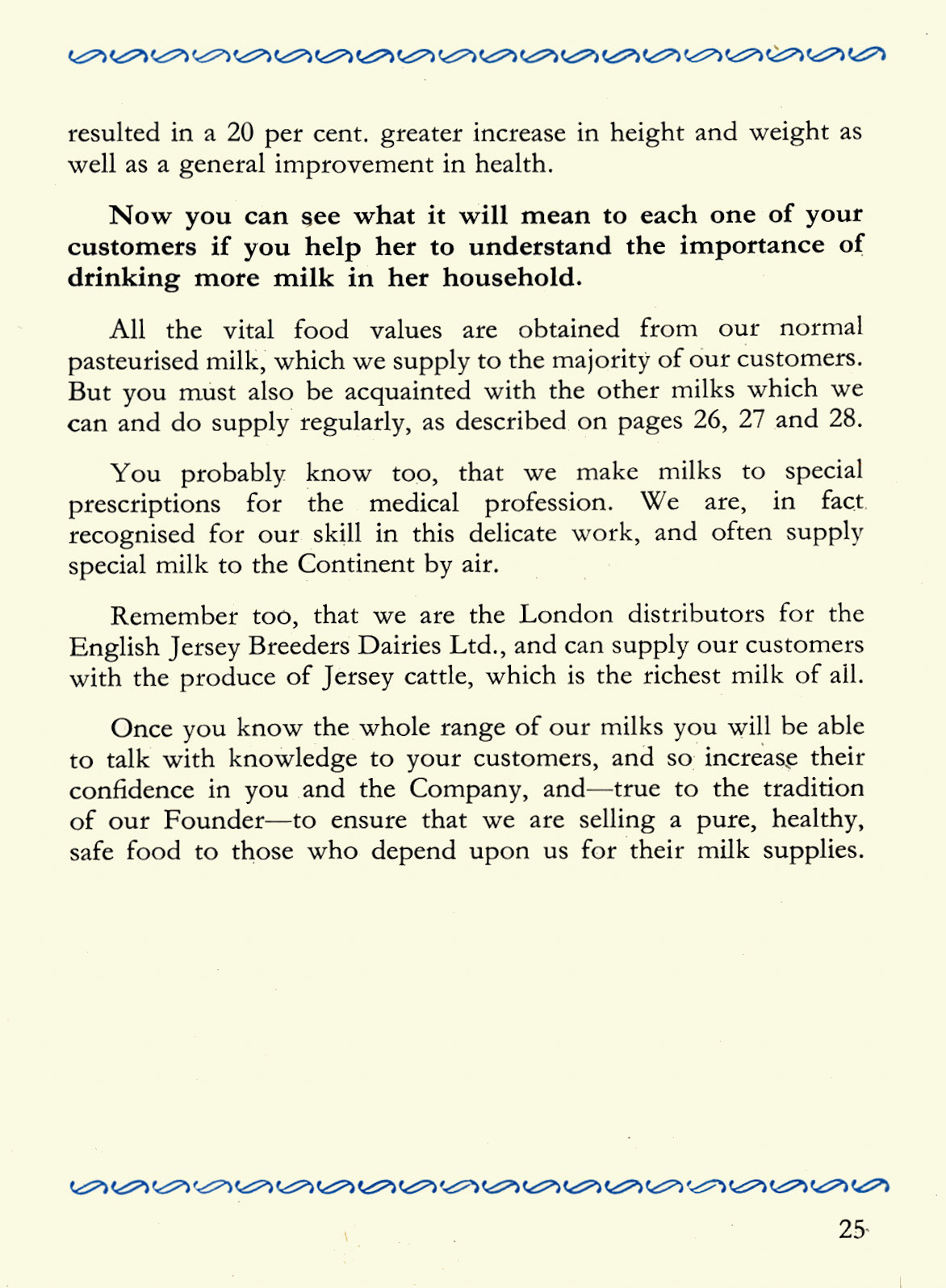 1956 Express Salesman's Manual, Fourth Edition published 1954, presented to Roger Gillard, Orpington Depot