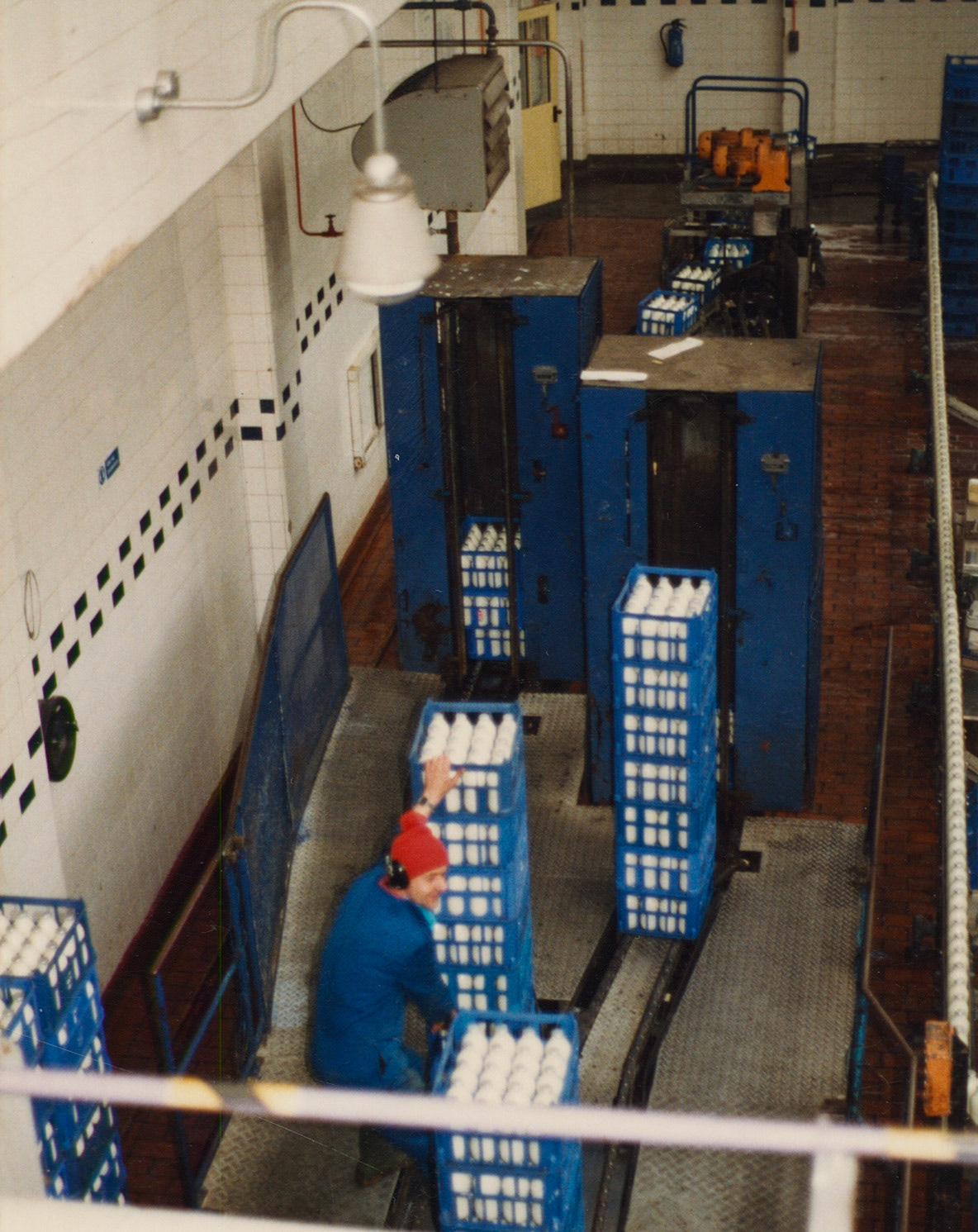 1980s Bromley Processing bottling line. (Pictures by Reg Ball, on loan from Colin Bristow)