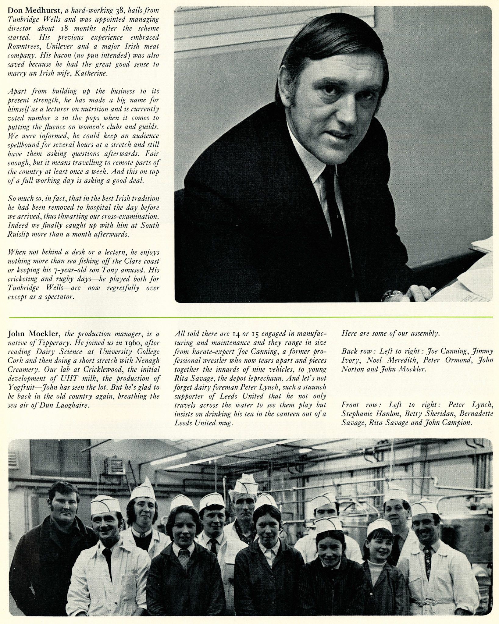 1971 Eden Vale sets up in Greenhills, Dublin