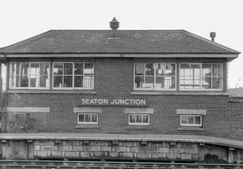 1965 Seaton Junction signal box. (From Seaton Junction History, by Rick Wood)