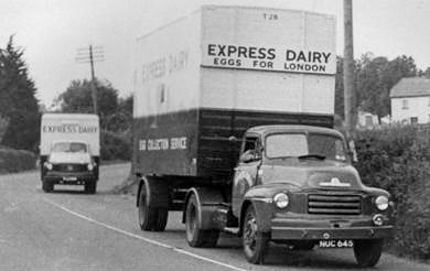 1950's Eggs for London MUC 645 Bedford. (Courtesy Richard Gaylard)
