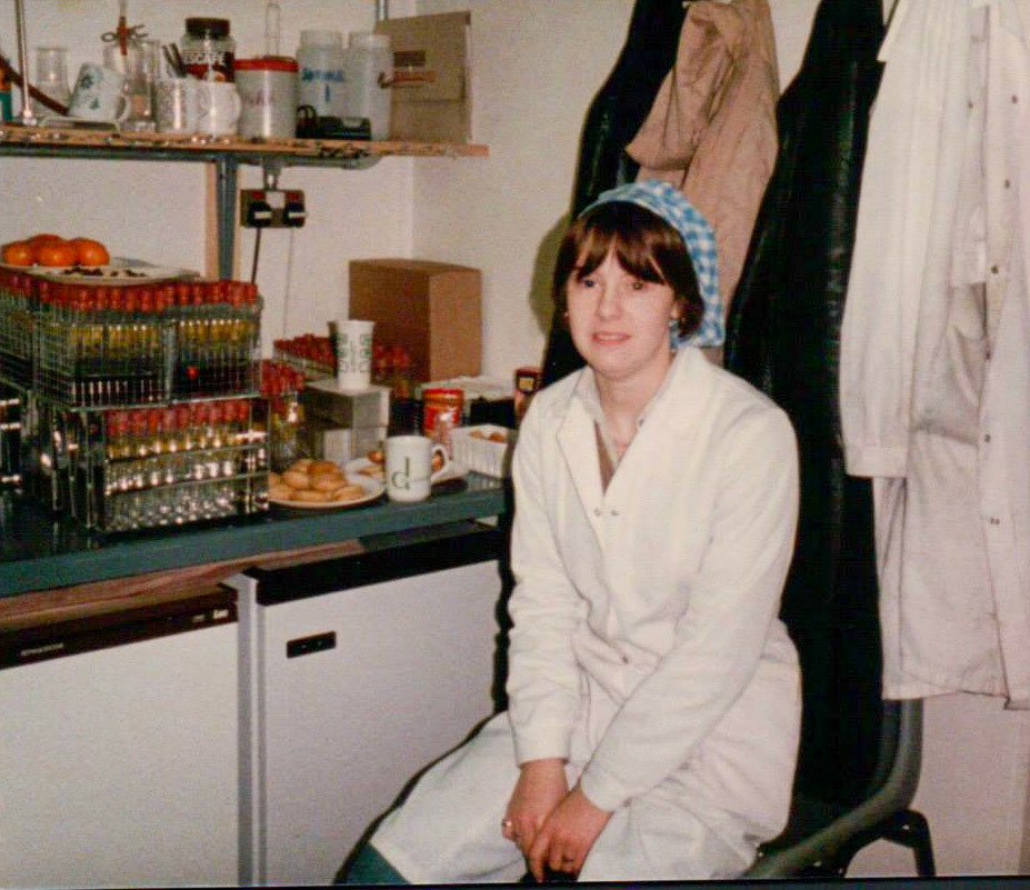 1980's Exeter. Wendy Hawker (Williams) (Courtesy Phillip Budd)