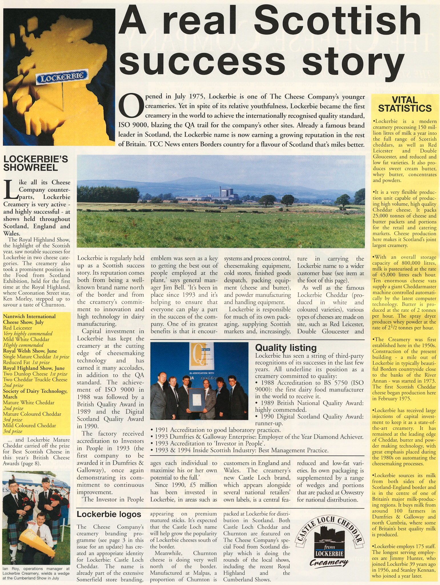 1995 October Overview of Lockerbie operations-The Cheese Company News