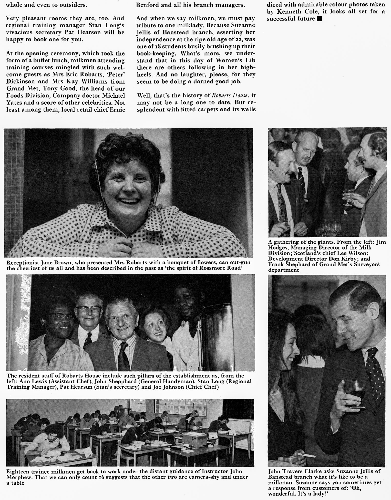 1974 Training Centre at Rossmore Road, Marylebone, renamed as Robarts House. (Courtesy Doreen Williams)