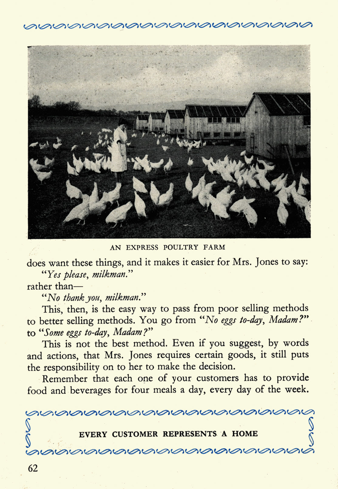 1956 Express Salesman's Manual, Fourth Edition published 1954, presented to Roger Gillard, Orpington Depot