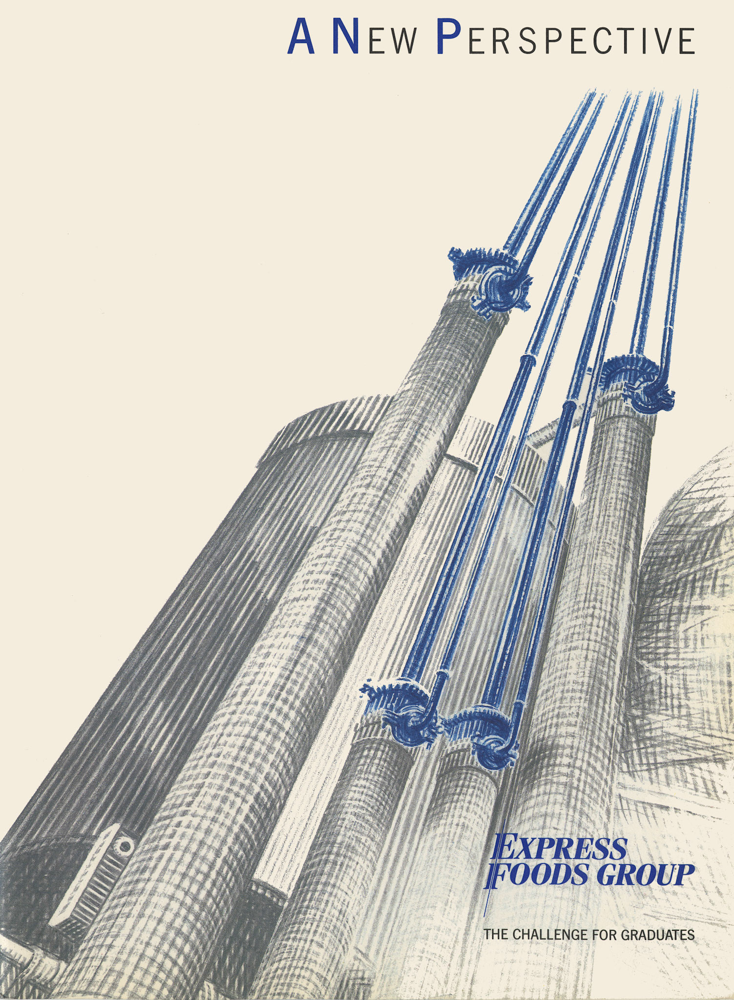 1987 Graduate Recruitment Brochure 'A New Perspective' Front Cover (Courtesy Soo Rose-Cook)