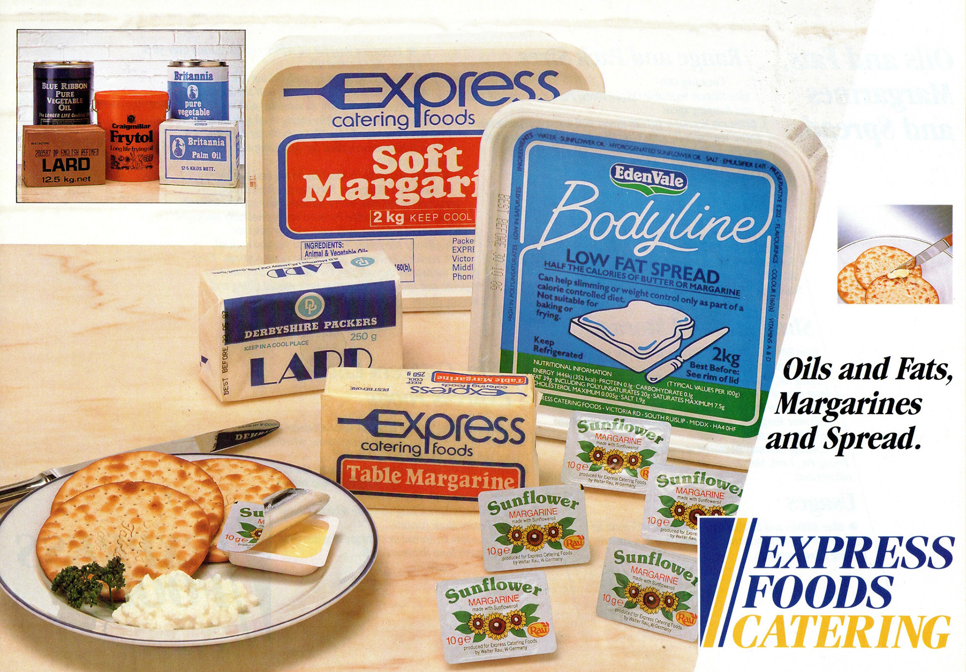 1980's Express Catering Foods 'Van Sales' leaflets (Courtesy Robert Turner)