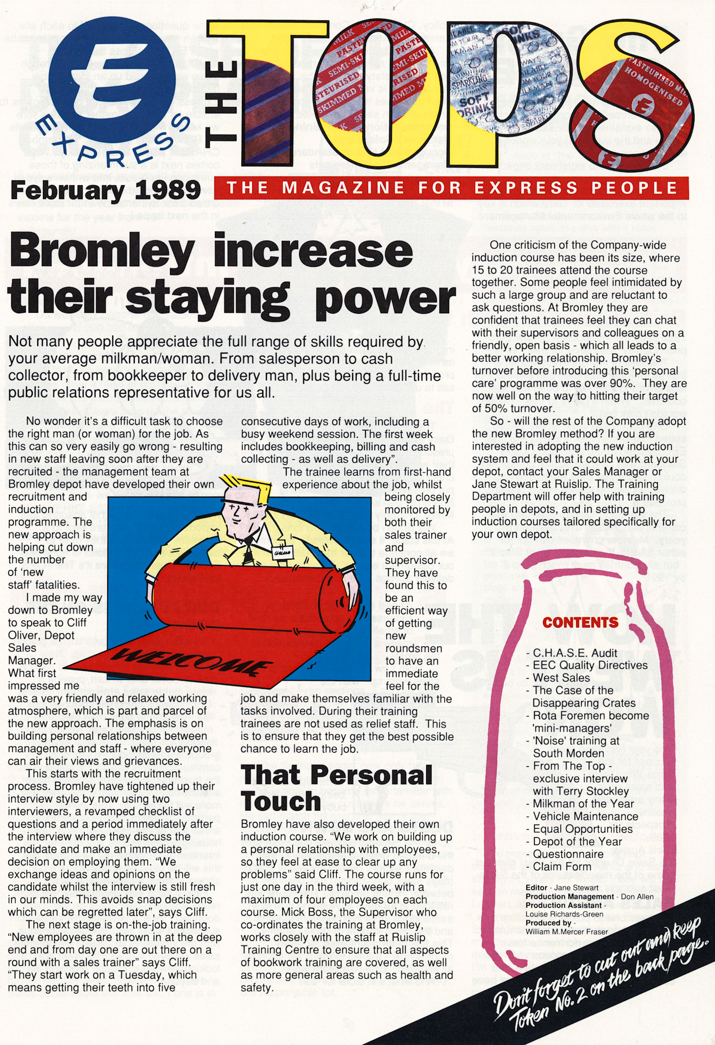 1989 February Express TOPS magazine (Courtesy Beryl Purslove)
