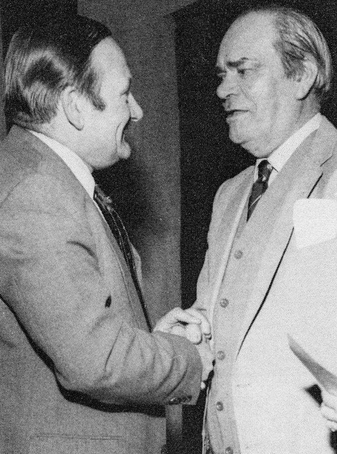 1982 Bob Slater - Transport Foreman receives award for 50 years service