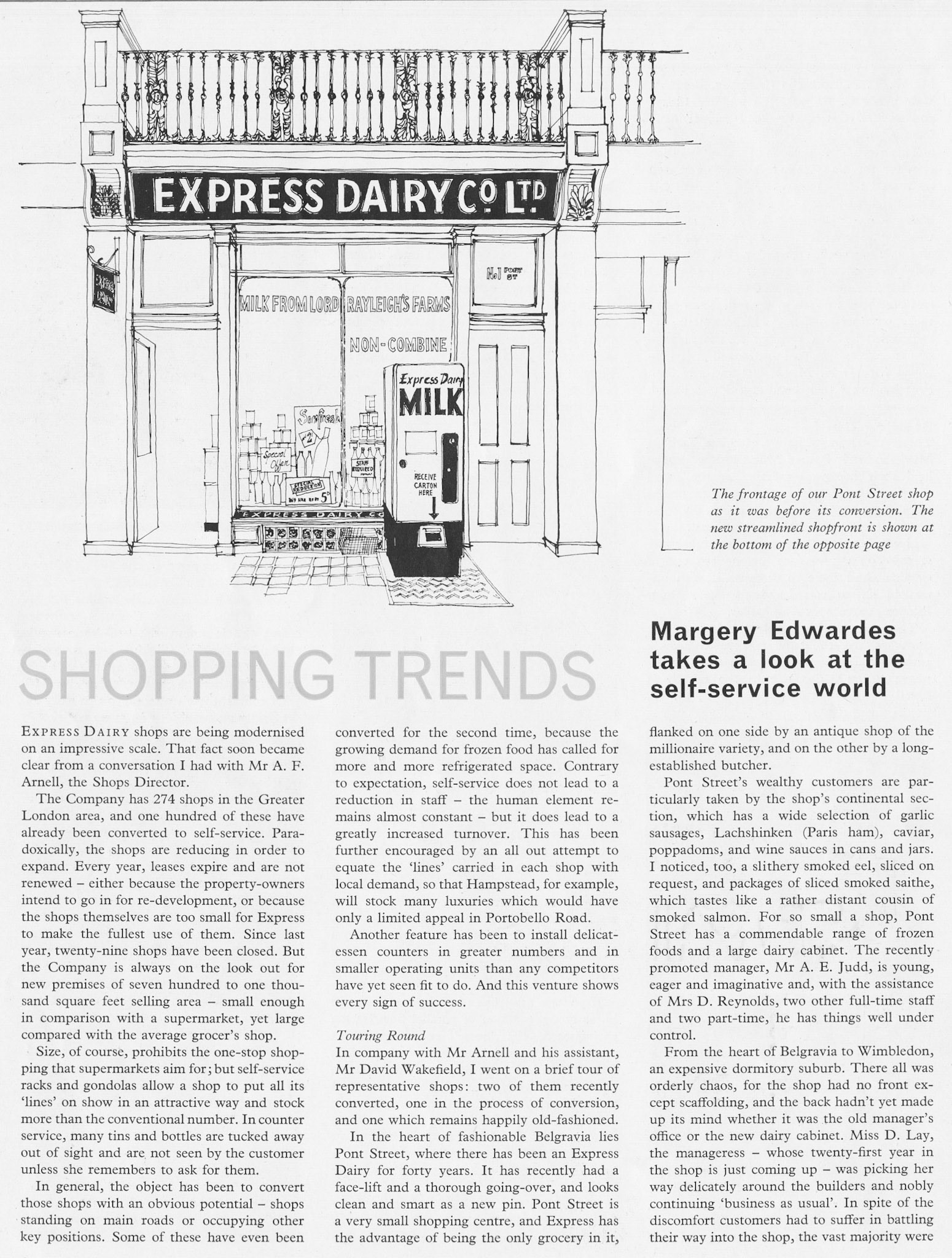 1961 Express News shops feature by Margery Edwardes (Express News Summer)