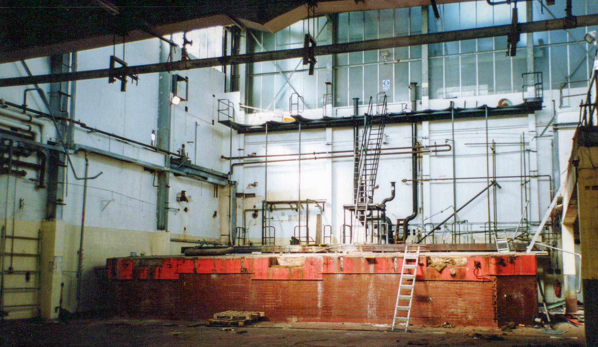 1992 Silo and Evaporator areas cleared (Courtesy Bill Wilson)