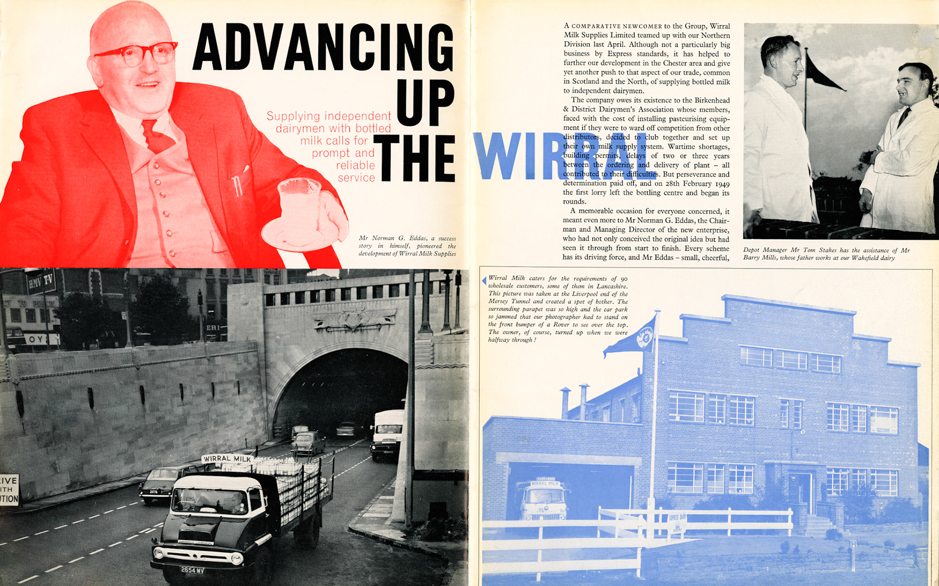 1962 Wirral Milk Supplies joins Express