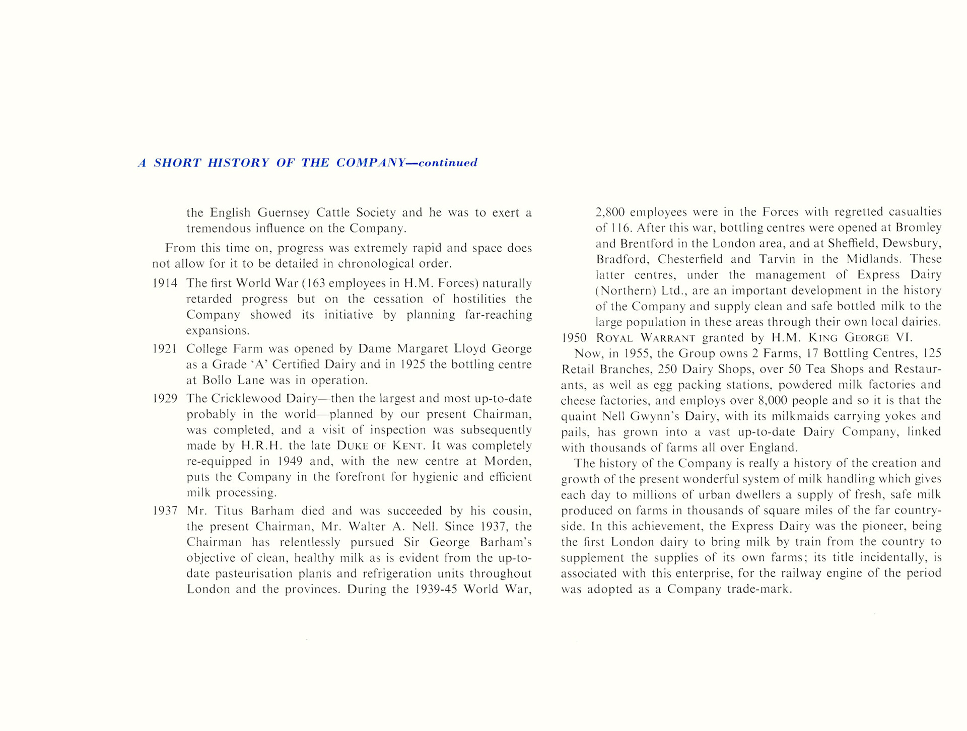 1955 South Morden Official Opening Brochure (Courtesy Paul Luke)