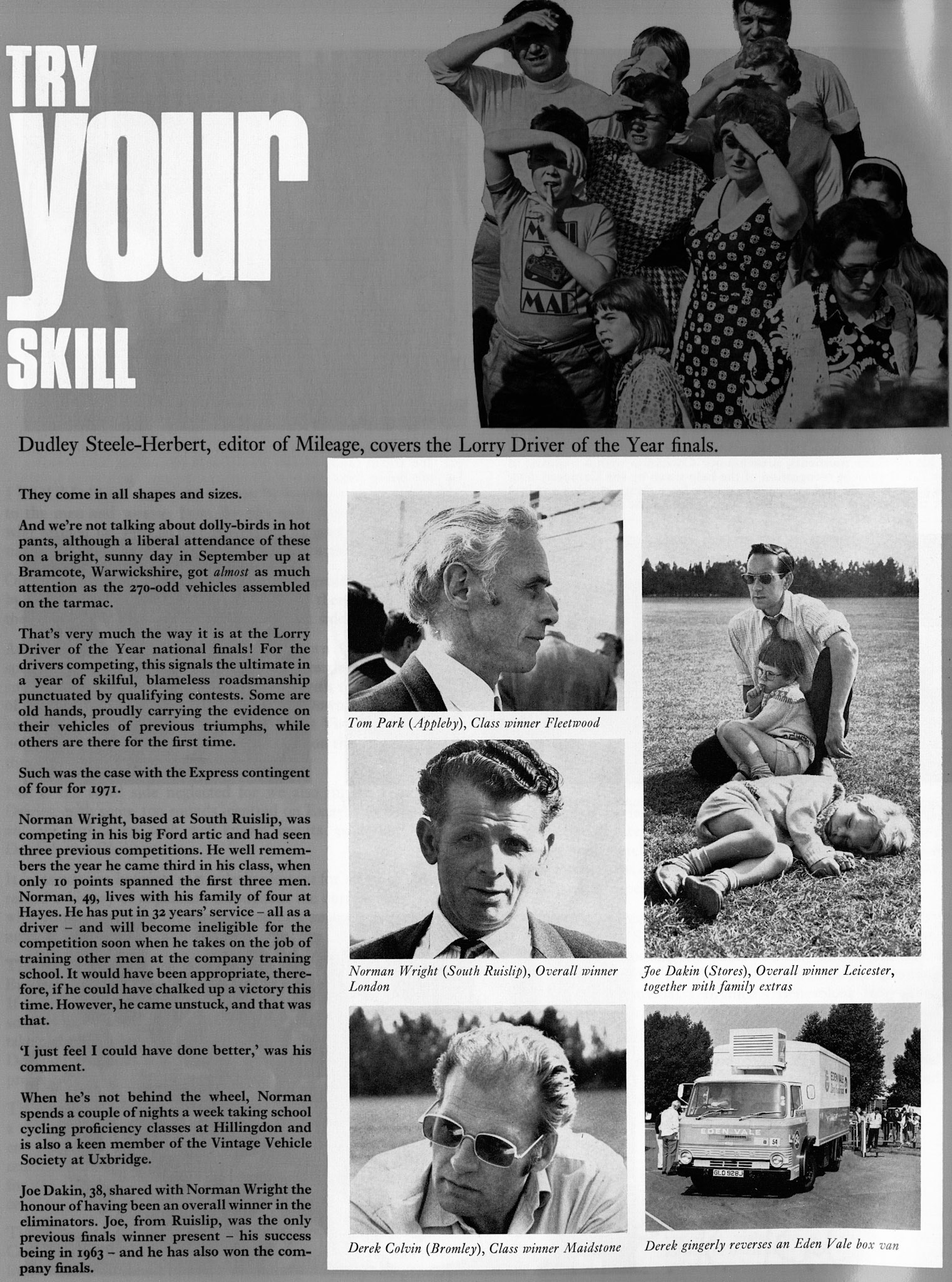 1971 National Lorry Driver of the Year finals