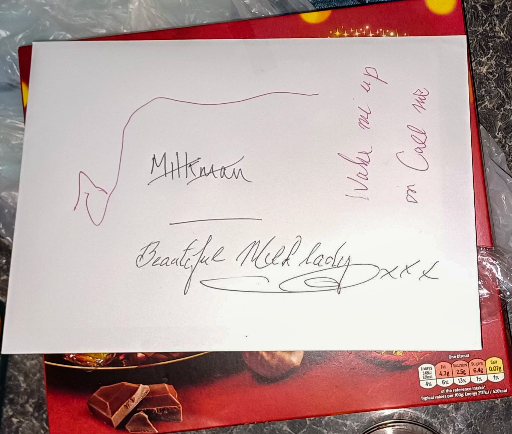 2025 "I think I haave an admirer!" (Courtesy Helen Sayer, Old milkmen will never die FB Group)