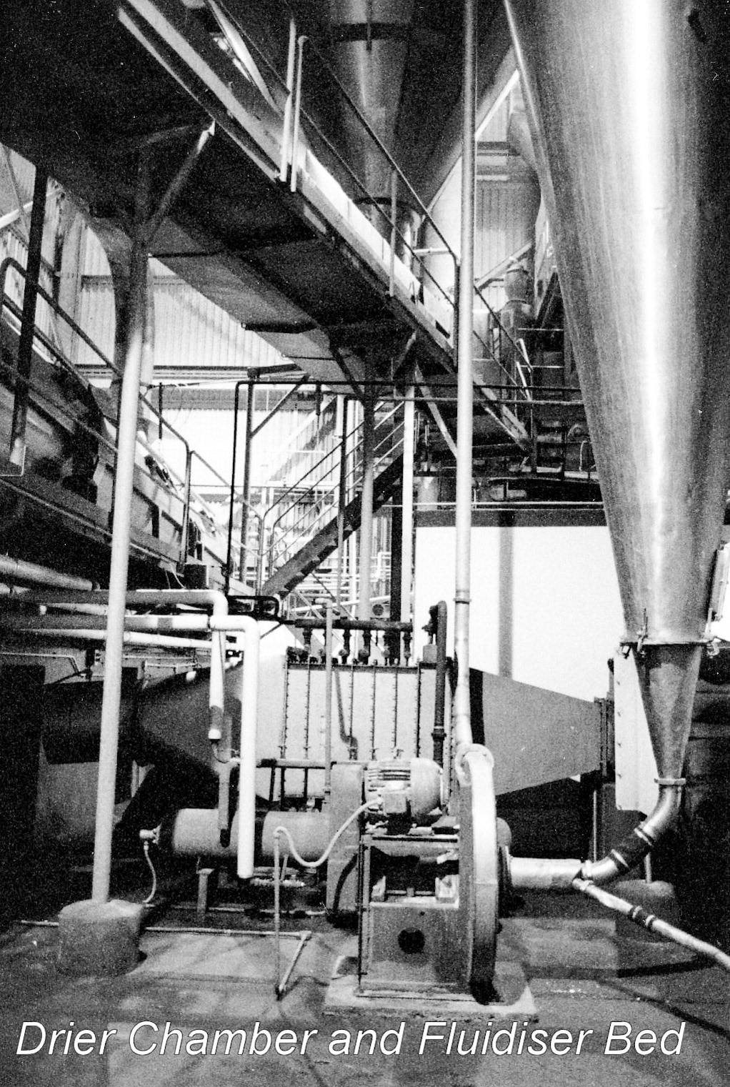 1990's Ruyton Creamery plant taken by Stephen Graves who worked in the Maintenance Department. (Courtesy Stephen Graves, Ruyton Revisited FB Group)