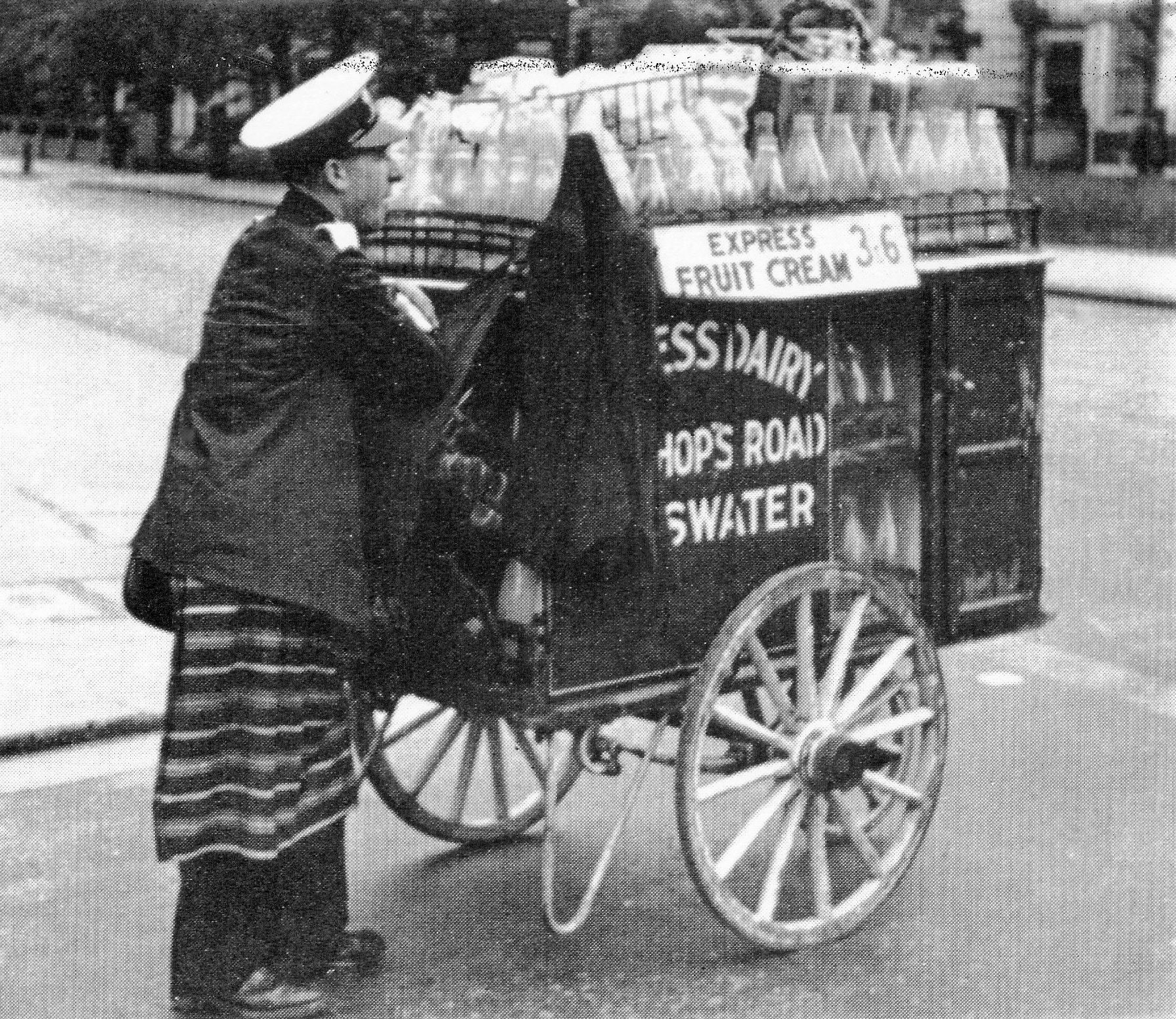 1930's ? Hand Cart at Bayswater
