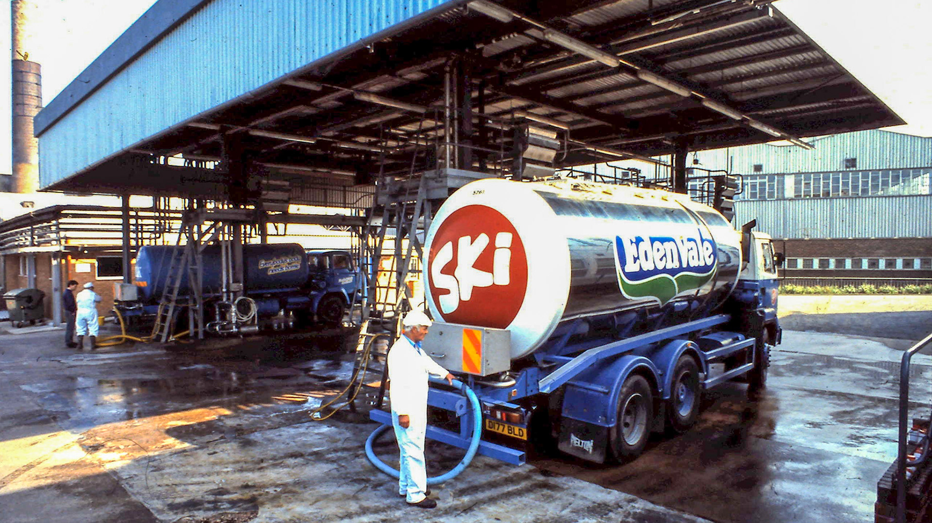 1990's Appleby milk reception, with Arthur Law in the foreground. (Courtesy and comments by David Rooke)