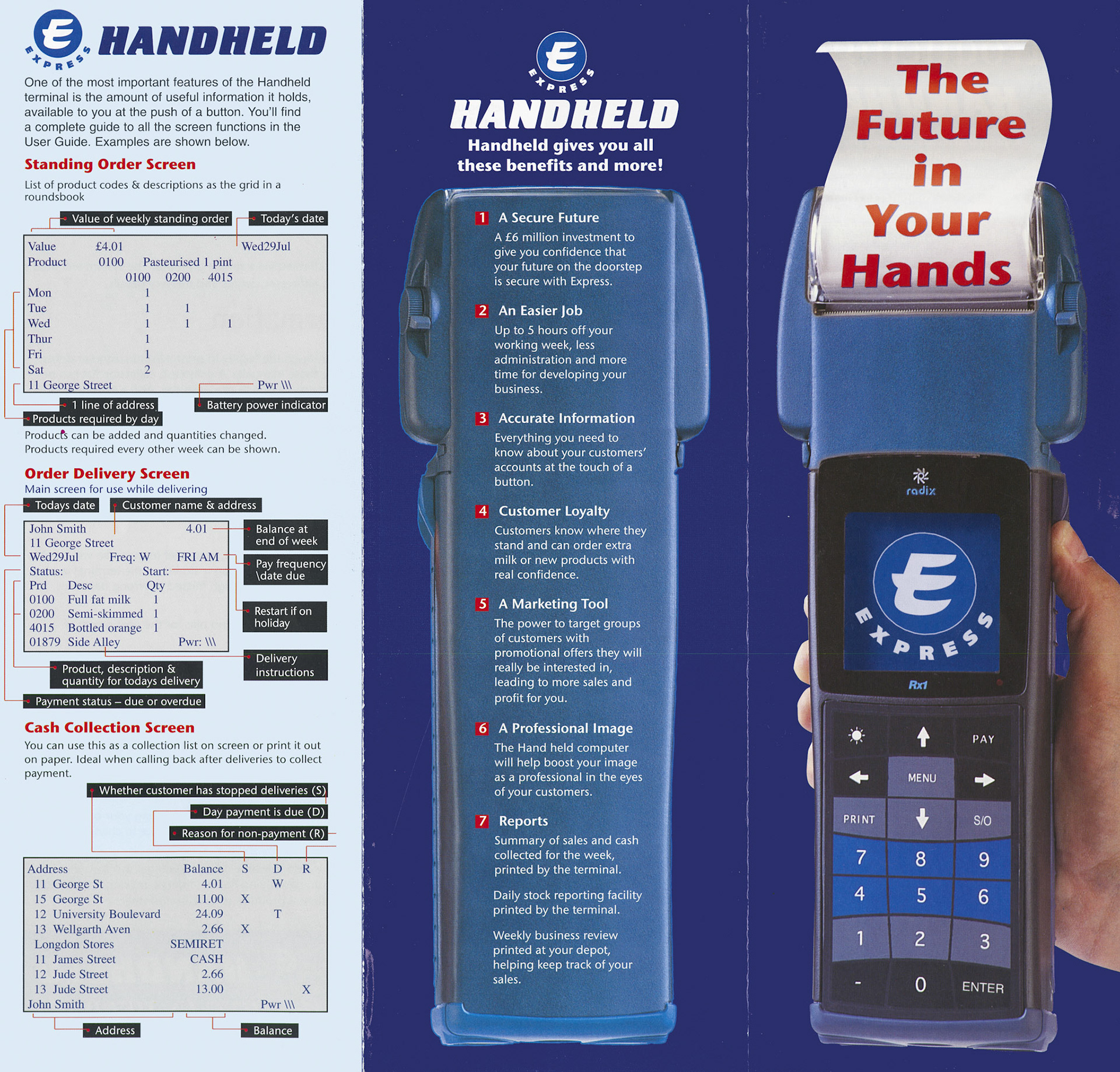 1999 Introduction of handheld rounds system to be in place by 2000. (Courtesy Paul Luke)