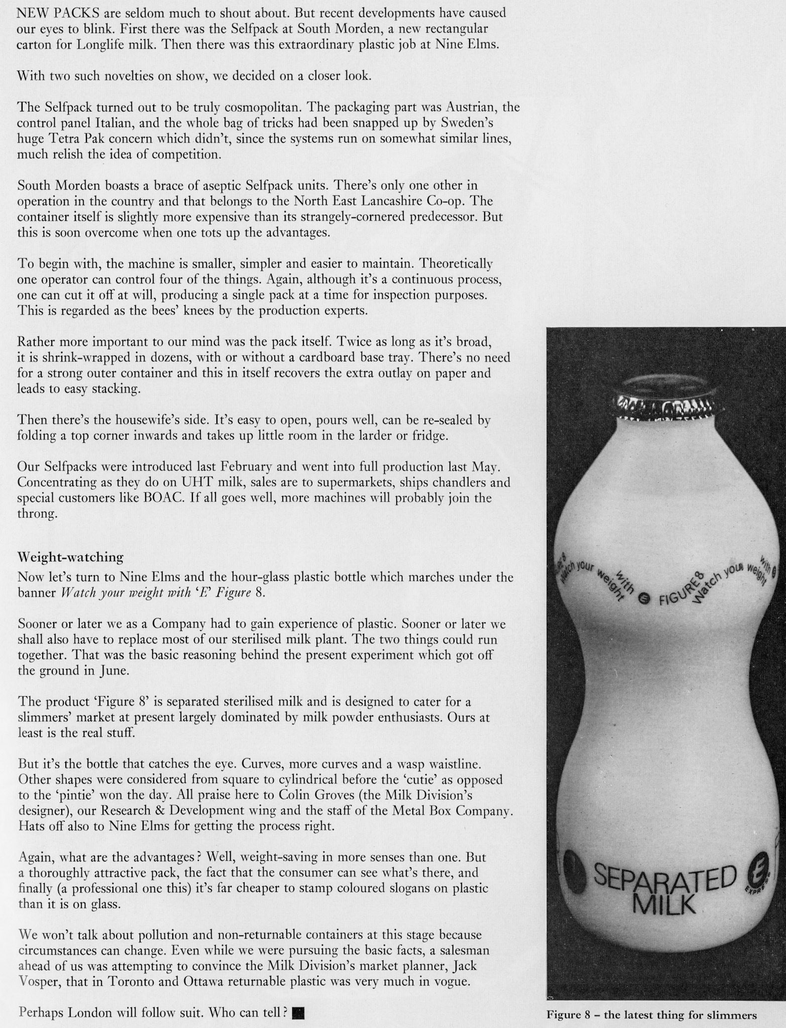 1972 Tale of two packs - Selfpack