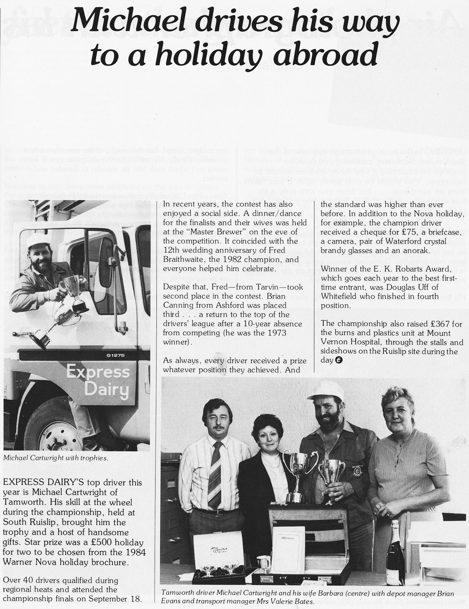 1983 Driver of the Year winner