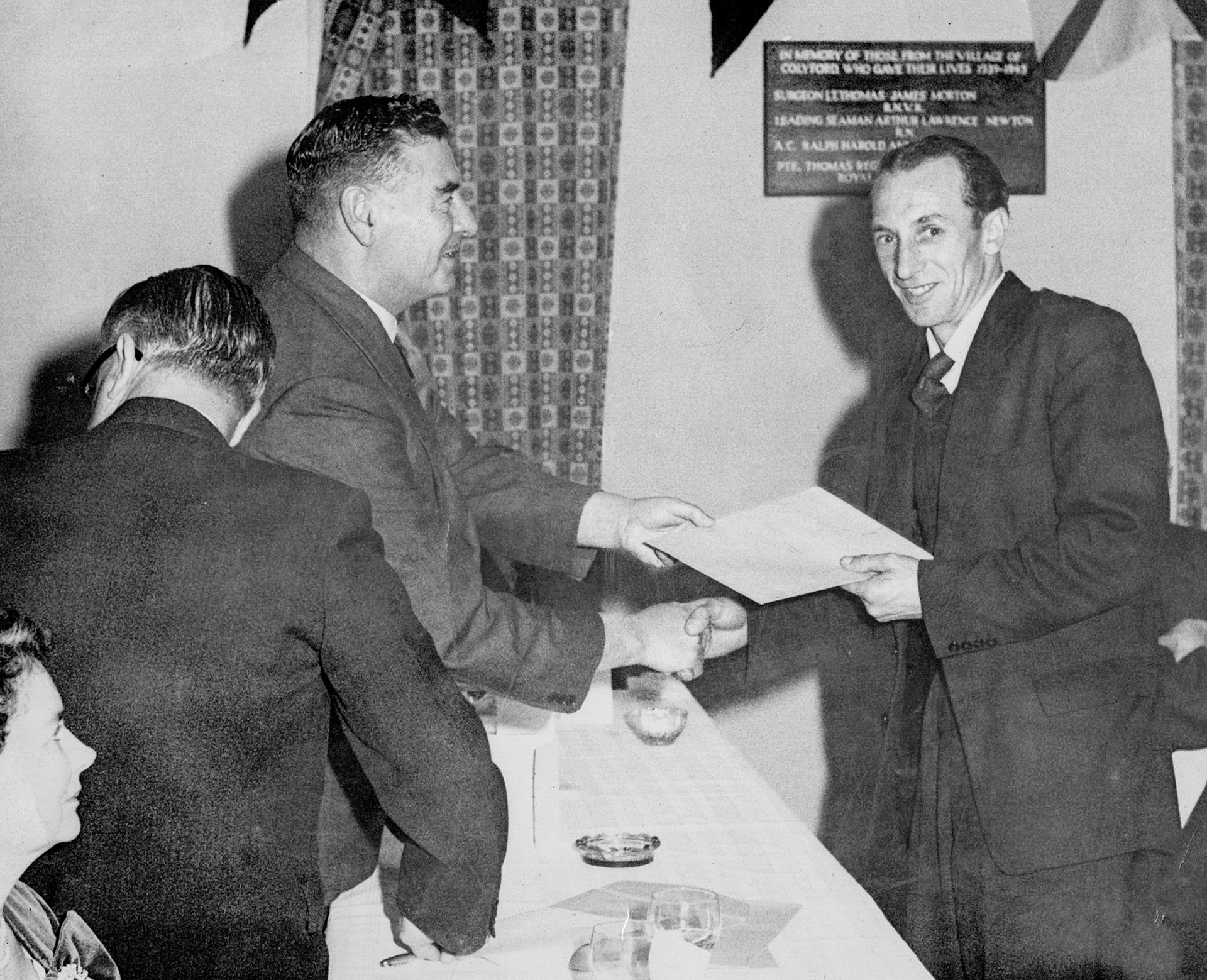 1960's? Seaton Junction, Long Service Dinner (Courtesy Keith Sweetland)