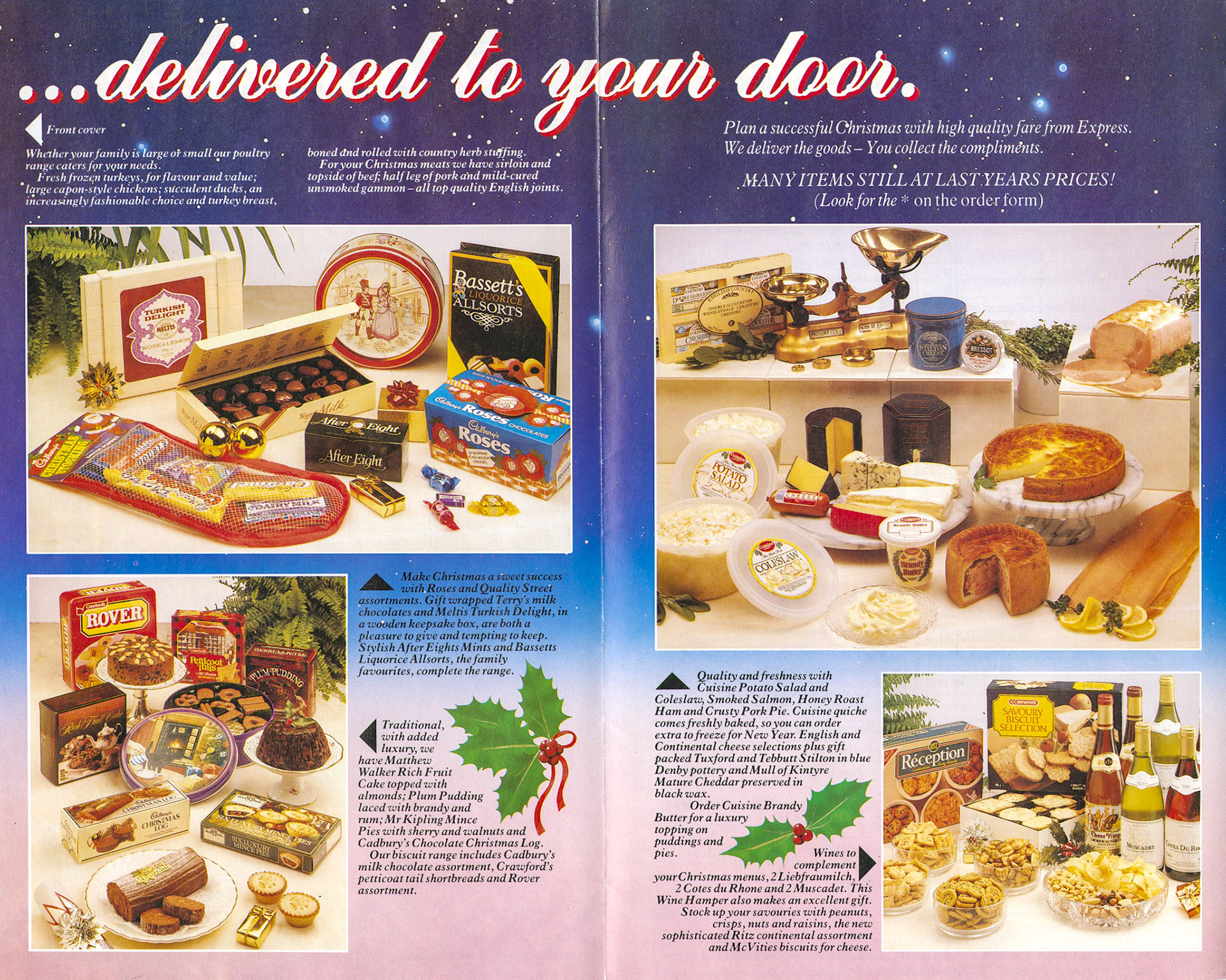 1988 Christmas Hampers leaflet (Courtesy Paul Luke)