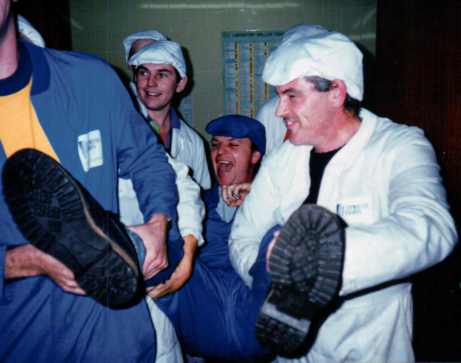 1991 Honiton prior to closure, Steve Gerry, Steve Lapping... (Courtesy Wendy Hawker)