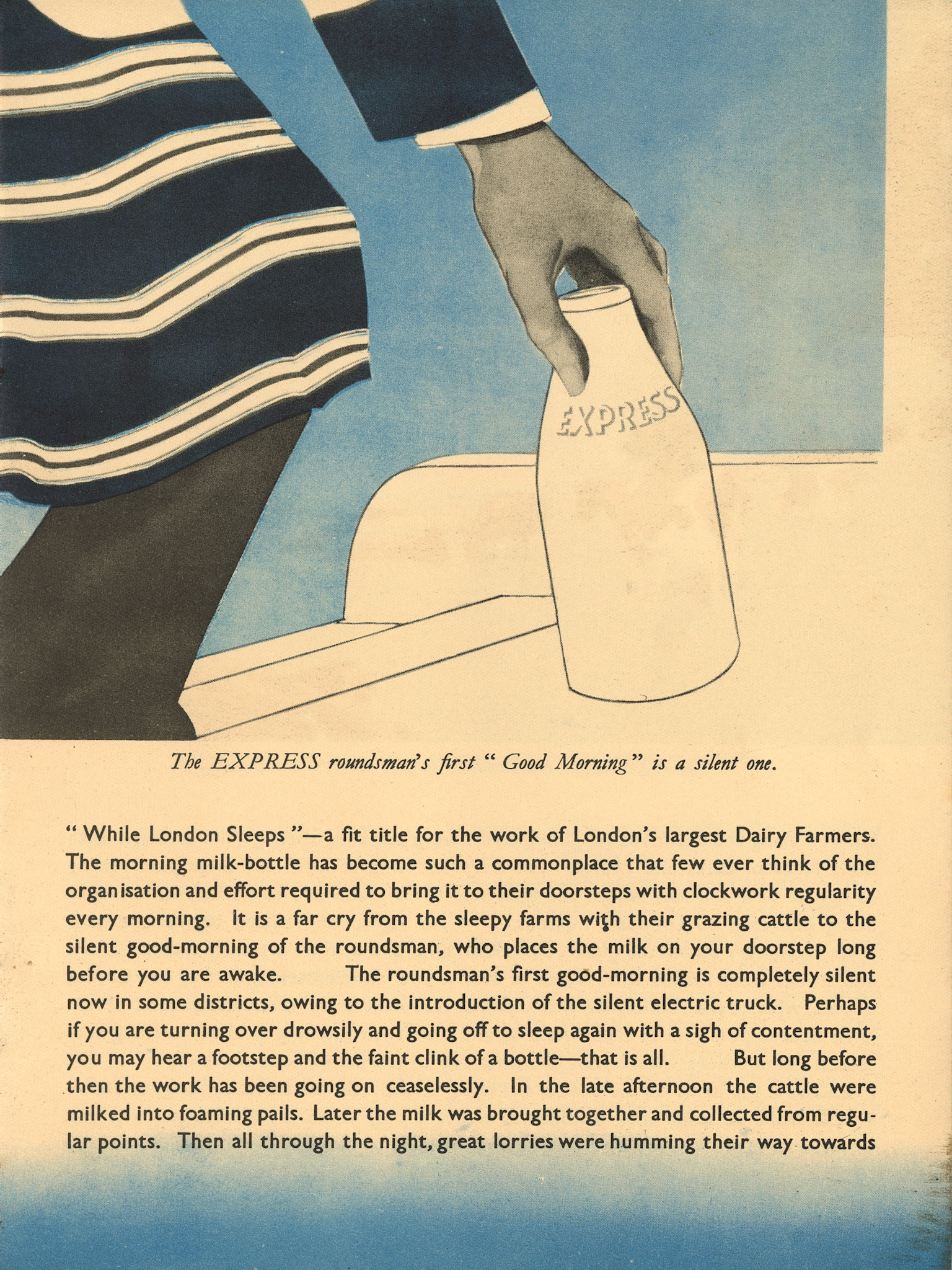 1930's 'While London Sleeps' Booklet