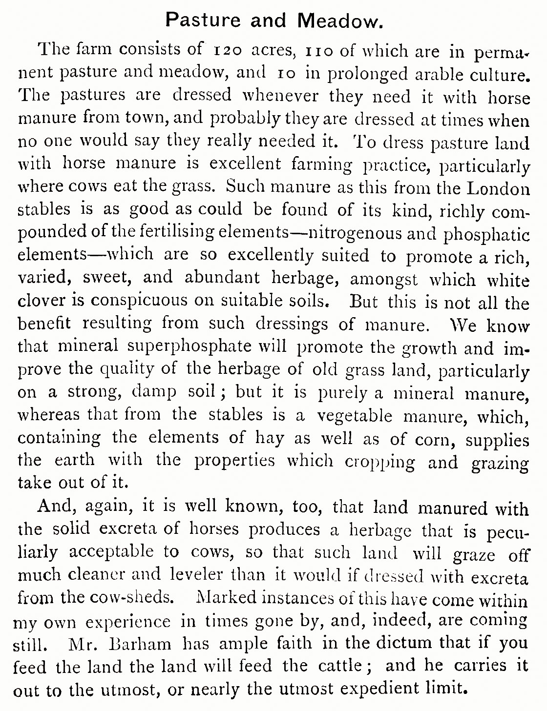 1896 "An Ideal Dairy Farm' Chapter 1 of 'British Dairying' by Prof. J.P. Sheldon, Second Edition.