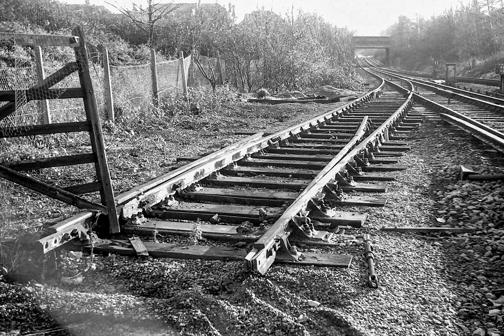 1979 South Morden rail siding and track removal. (Photographer Sam Jones)
