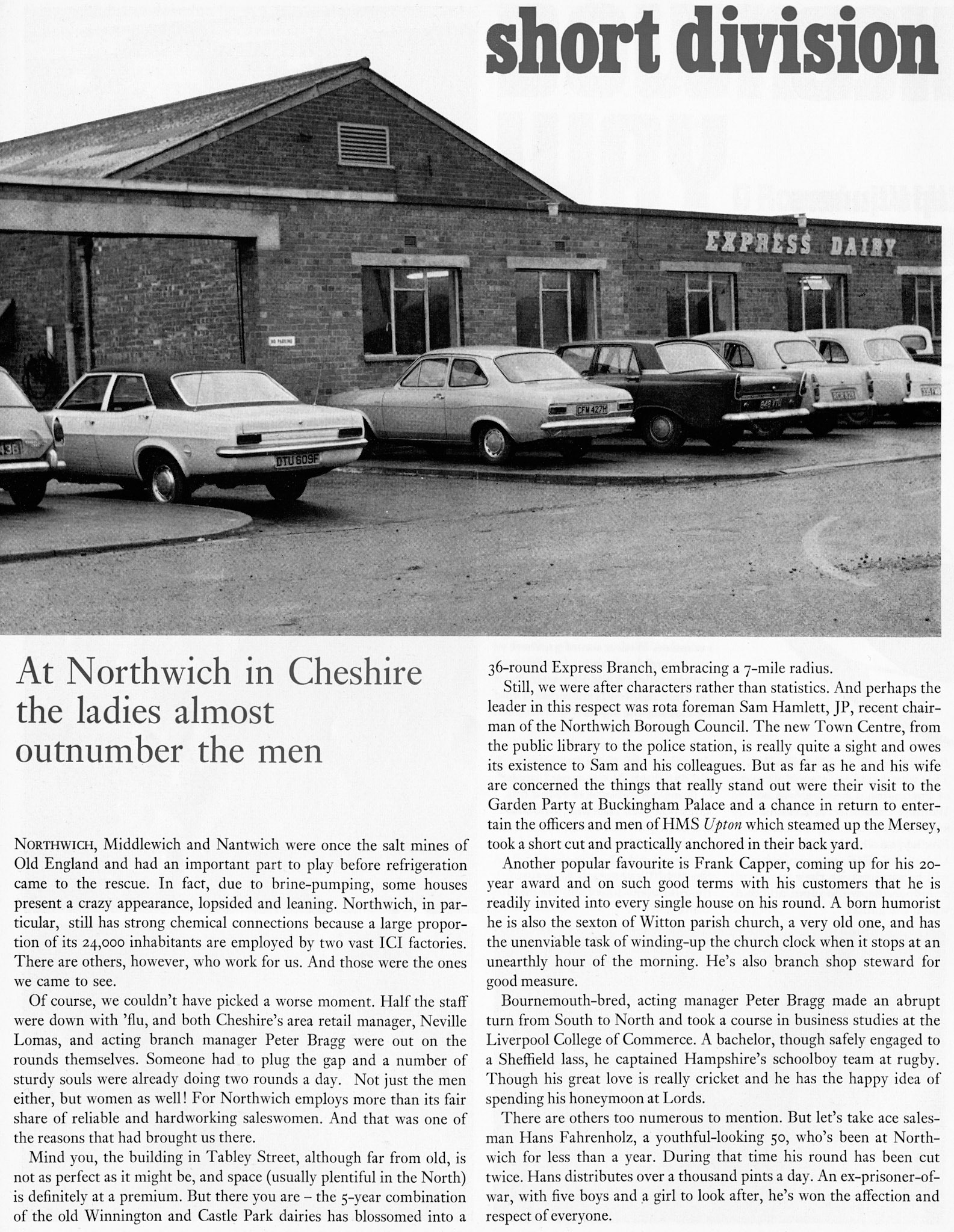 1970 Northwich Retail Depot