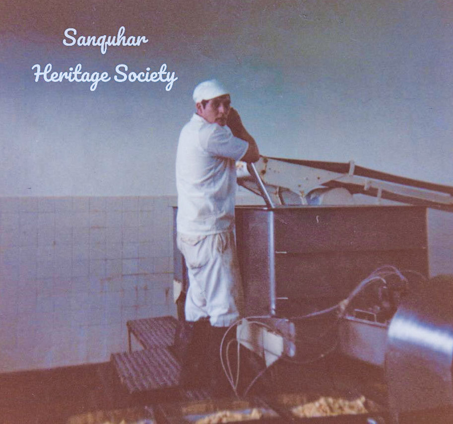 1970's Sanquhar Creamery. (Courtesy The Royal Burgh of Sanquhar Heritage Society)