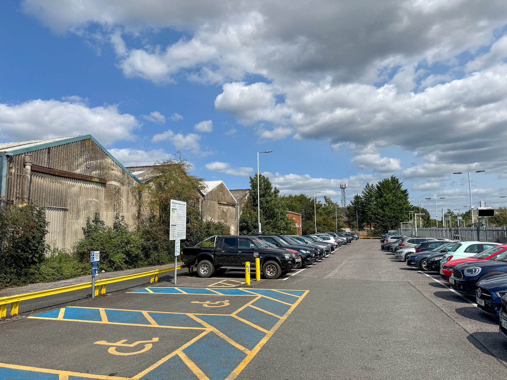 2025 August 05, Billingshurst Station - location of creamery, now a car park.  (Express Dairy Tales collection)