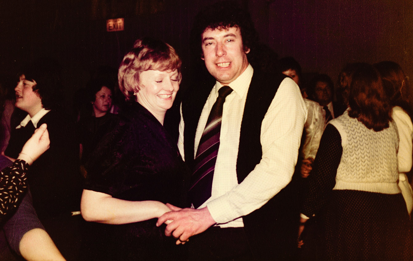 Malcolm Williams identifies Sandra Weston on the extreme left. Doreen and Tony Bishton (Courtesy Joe Lyons)