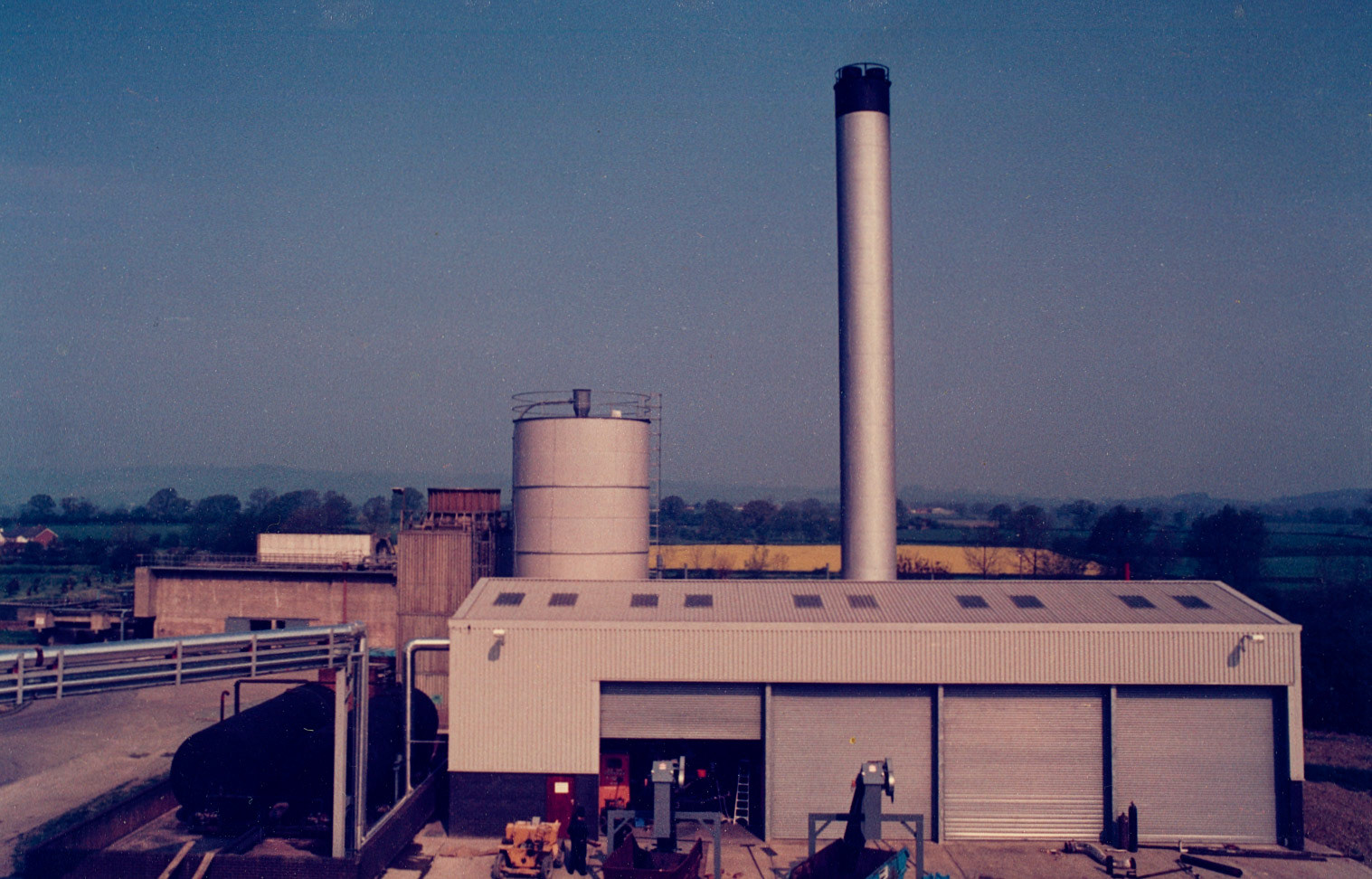 1978 Patrick Taylor comments "The new boiler house containing three Cochrane Chieftain boilers." (Joe Lyons Collection)