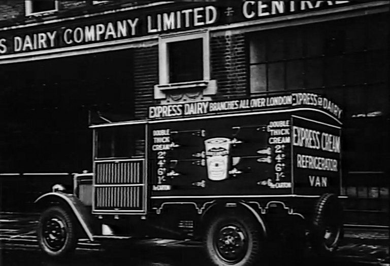 1920s Refrigeration was installed in vehicles and depots. (Express 125 Years video still)